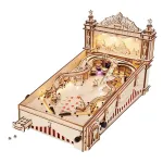 Puidust 3D-flipperim&auml;ngu komplekt &ndash; 3D Pinball Machine (RK023e)