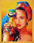 5D teemantmaal 40 &times; 50 cm &ndash; Tropical Colours (LG174e)