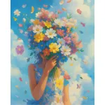 5D teemantmaal 40 &times; 50 cm &ndash; Fragrance of Tenderness (LG402e)