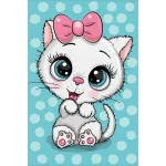 5D teemantmaal 20 &times; 30 cm &ndash; Cute Kitten (LC040e)