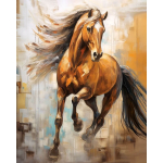 5D teemantmaal 40 &times; 50 cm &ndash; Chestnut Purebred (LG341e)