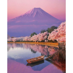 5D teemantmaal 40 &times; 50 cm &ndash; Purple Serenity (LG312e)