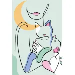 Maalimine numbrite j&auml;rgi 20 &times; 30 cm &ndash; Embrace (MC1138e)