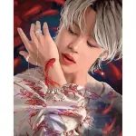 Maalimine numbrite j&auml;rgi 40 &times; 50 cm &ndash; Korean singer (MG2477e)