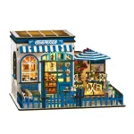 RoomBox miniatuurse kohviku komplekt &ndash; Santorini Sunshine Cafe (AW02-002)