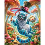 5D teemantmaal 40 &times; 50 cm &ndash; Cheshire Cat (LG411e)