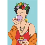 Maalimine numbrite j&auml;rgi 20 &times; 30 cm &ndash; Frida Kahlo (MC1143e)