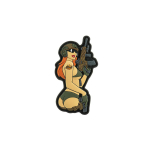 M-Tac PVC embleem &bdquo;Tactical Girl" Pin-Up 4,5 &times; 8,5 cm