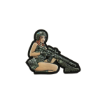 M-Tac Pin-Up PVC plaaster 8 &times; 10 cm Nose Art seeria
