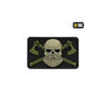 M-Tac Bearded Skull 3D PVC moraalim&auml;rk 80&times;50 mm
