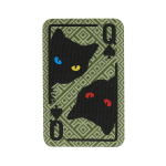M-Tac Queen of Spades moraalim&auml;rk Cordura 500D, 8&times;5 cm