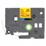 Iseteipuv lint Brother TZe-632, 12 mm, kollane punase tekstiga, 8 m