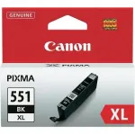 Canon CLI-551XL tindikassett, must
