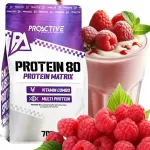 Valgupulber ProActive Protein 80 700g vaarika maitsega