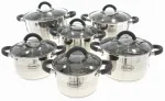 ROSSNER T 7071 12-osaline silikoonist pottide komplekt
