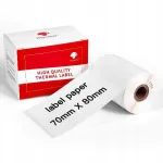 Liimetiketid Phomemo M122/M220/M221, 70x80 mm, valged, 90 tk