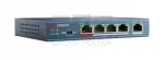 Hikvision DS-3E0105P-E l&uuml;liti, 5 PoE FastEthernet porti