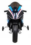 Laste elektriline mootorratas BMW HP4, sinine, abiratastega