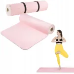Spordimatt 4FIZJO, libisemiskindel, 180x60x0,6 cm, roosa