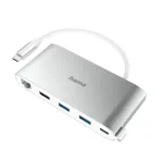 S&uuml;learvuti jaam Hama 8 porti, 3x USB-A, 2x USB-C, VGA