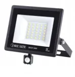 LED prožektor ASLAN/S-10 10W must 6400K liikumisanduriga