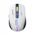 Juhtmevaba hiir Defender DILA MM-282, 1800 dpi, valge, RGB valgustusega