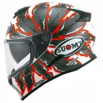 Motorrattakiiver SUOMY STELLAR APACHE, must/punane/valge, suurus S