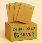 Kontori &uuml;mbrikud C4 (A4), pruunid, 100 tk