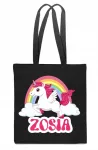 Must ECO kott nimelise tekstiga, Unicorn Rainbow of roses TT_574_cz