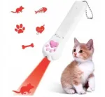 Laser-m&auml;nguasi kassidele, USB-laadimine, valge, 5 mustrit