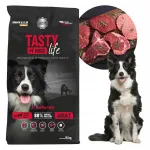 BIOFEED Tasty Dogs Life kuiv koeratoit veiselihaga, 12 kg