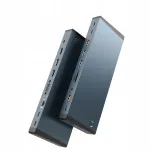 18-in-1 dokk HDMI 4K, DP, VGA, USB-C PD 100W, RJ-45, SD/TF