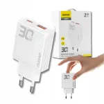 Kiirlaadija telefonidele PD 30W USB-C/USB-A QC 3.0