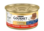 Gourmet Gold Mousse kassitoit veiselihaga 85 g, 3 tk