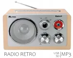 V&otilde;rgu radikas FM m&auml;ngija USB SD MP3 Eltra Pheasant Retro