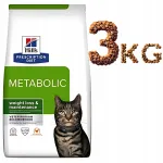 Kuivtoit kassidele Hill's PD Prescription Diet Metabolic, 3 kg &uuml;lekaalulistele kassidele