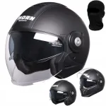 Motorrattakiiver HORN 4in1, XS (53&ndash;54 cm), ECE22.06, antifog, interkomi koht, balaklava
