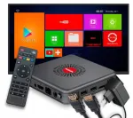 Nutitelefoni TV lisaseade Android 11 s905x3 16GB HDMI Full HD 4K kaugjuhtimispuldi ja HDMI kaabliga