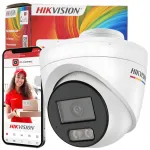 Kuplikujuline IP-kaamera Hikvision DS-2CD1347G3H-LIUF, 4 Mpx, liikumistuvastus