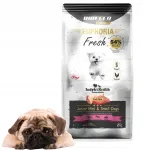 Kuiv koeratoit Euphoria Fresh Junior kalkuni ja k&uuml;&uuml;likuga, XS/S, 2 kg, tugevdab liigeseid