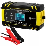 Automaatne 8A 12V/24V autorataste akulaadija LCD-ekraaniga