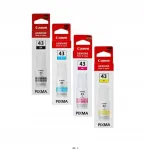 Canon GI-43 tindikomplekt, must, ts&uuml;aan, magenta, kollane, 4 tk, originaal