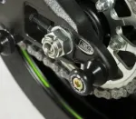 Kaitserullid tagumiste kahvlite otsale Kawasaki ZX10R (alates 2011), mustad, paar