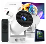 Kaasaskantav 4K WiFi Android TV projektor Full HD ja k&otilde;lariga
