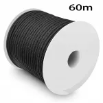Paracord n&ouml;&ouml;r 4 mm, must, 60 m, 550 t&uuml;&uuml;pi
