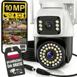 V&auml;lise IP videokaamera WiFi 10 MP, UHD, p&ouml;&ouml;ratav, suumi ja rakendusega juhtimine
