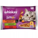 WHISKAS TASTYMIX kassitoidukomplekt kastmes, 4 x 85 g