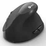 C-TECH VEM-17 traadita vertikaalne hiir, Bluetooth 5.0, 2,4 GHz, must
