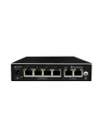 LevelOne l&uuml;liti, 6 porti, PoE+, 60W, 100 Mbps