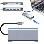 USB-C adapter 11-&uuml;hes, 4K HDMI, VGA, USB 3.0/2.0, hall